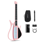 Enya Cyber-G PK inteligentna gitara bezstrunowa różowa