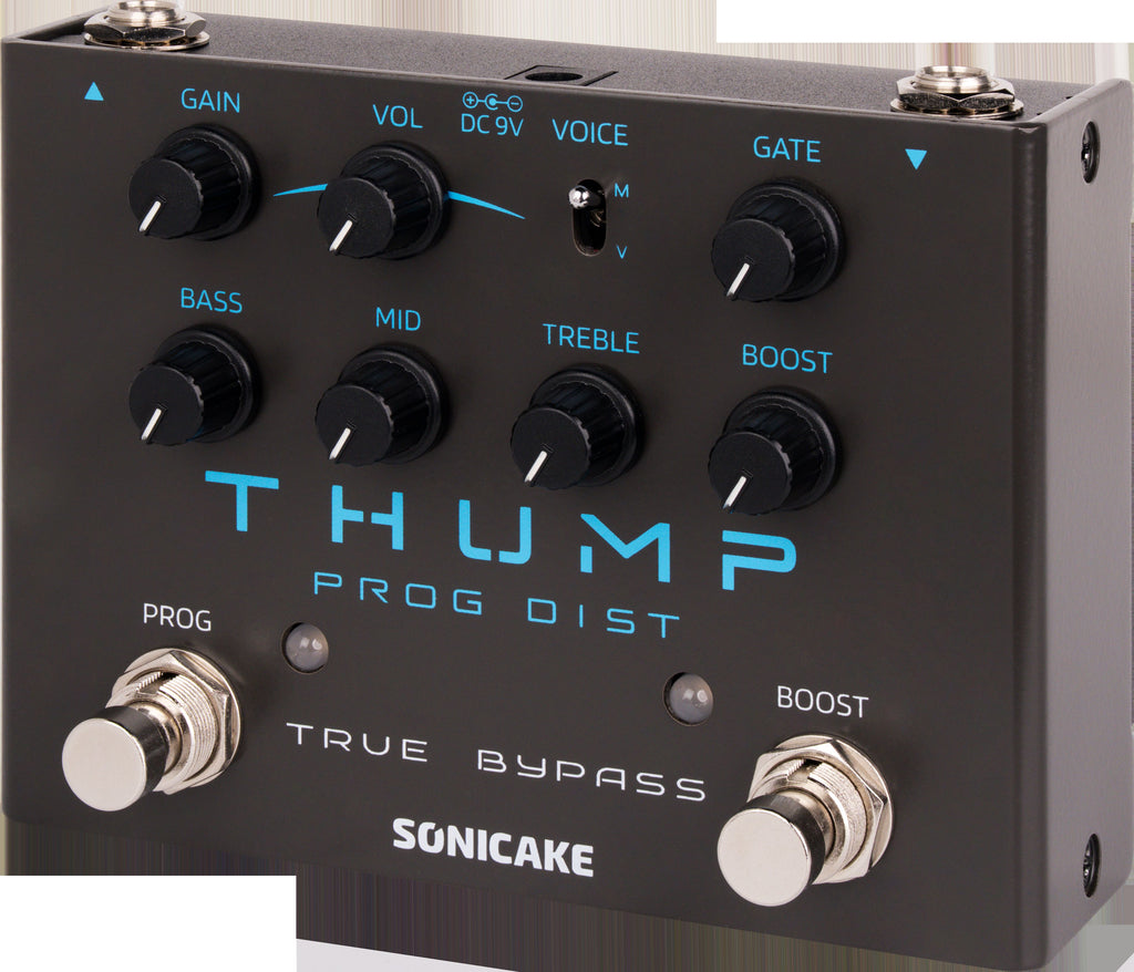SONICAKE Thump QDS-09 – analogowy high-gain distortion z Boost i Noise Gate