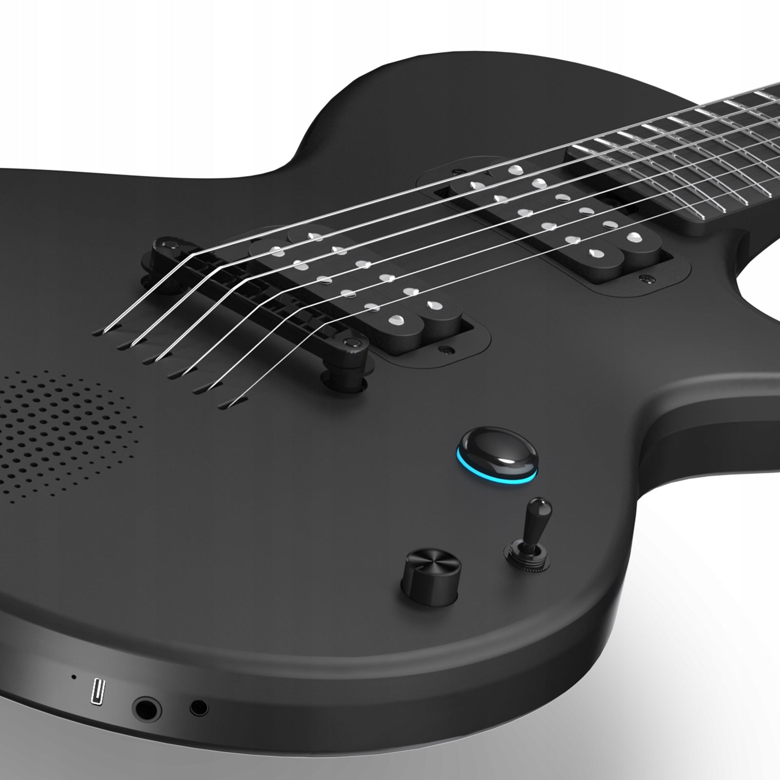 ENYA NOVA GO SONIC - Black gitara elektryczna karbon inteligentna zestaw