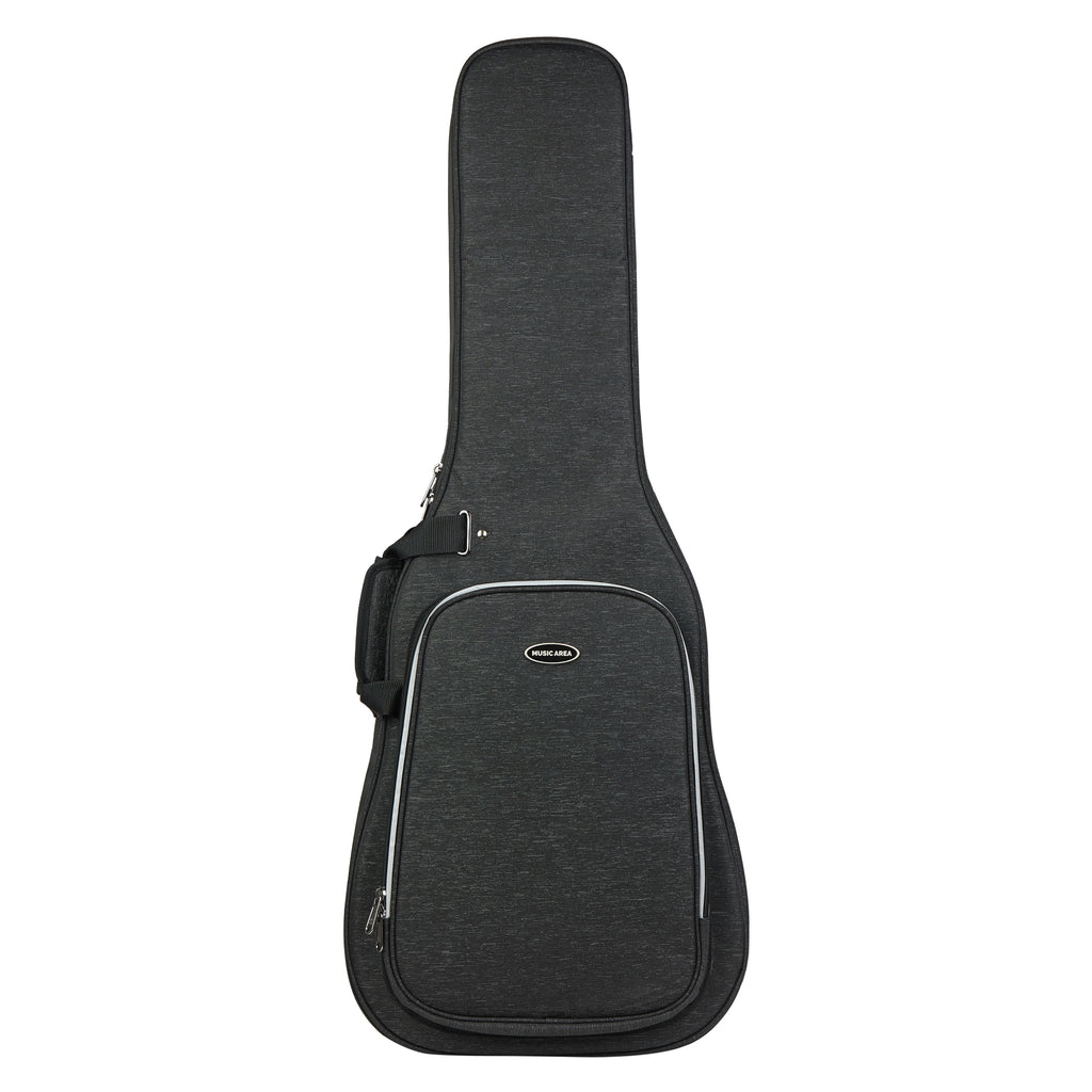 Music Area RB20-EB-BLK lekki pokrowiec na gitarę basową z 20 mm