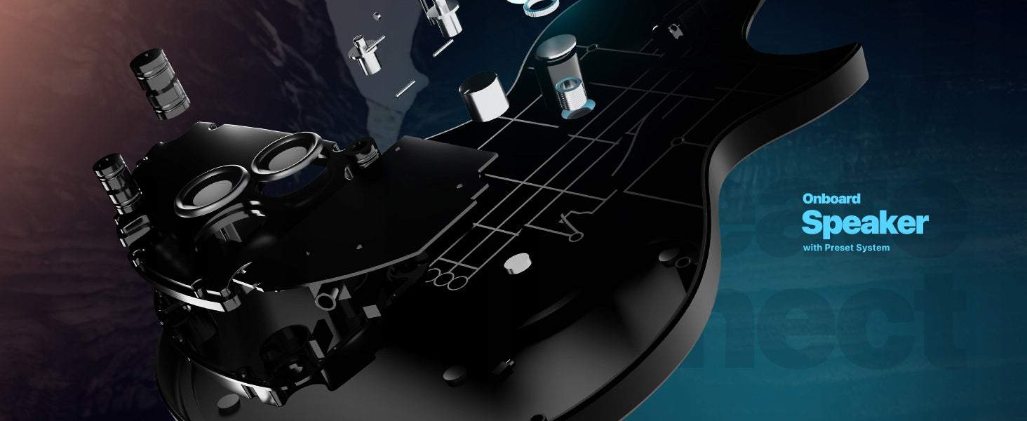 ENYA SONIC JT gitara elektryczna karbon inteligentna zestaw