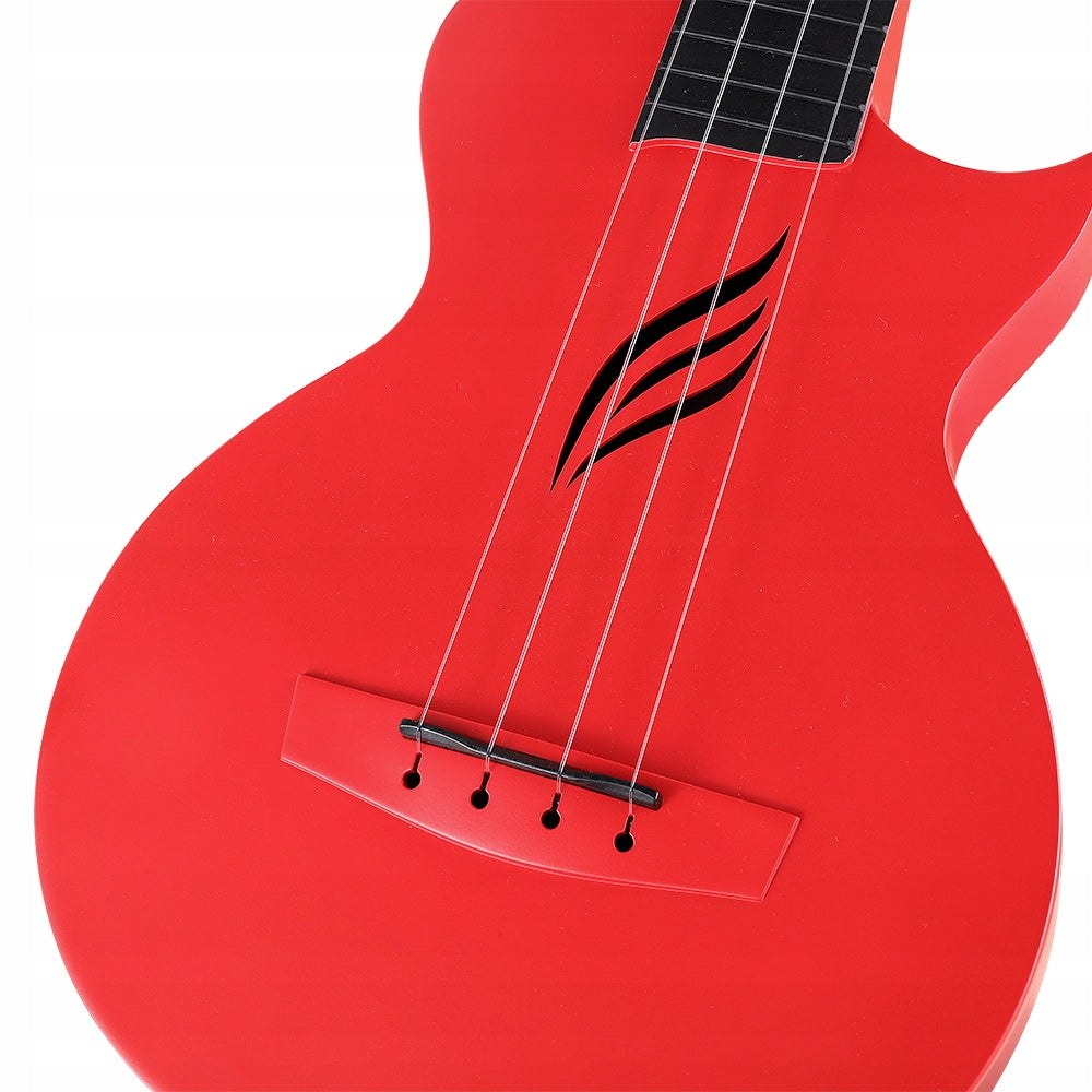 Ukulele Koncertowe Włókno Węglowe ENYA NOVA U Red ZESTAW