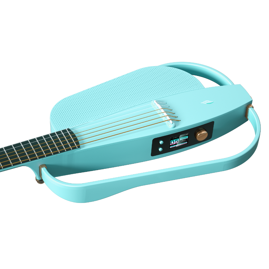 ENYA NEXG 2 Deluxe Blue – smart gitara travel z looperem, ekranem dotykowym i systemem ES3