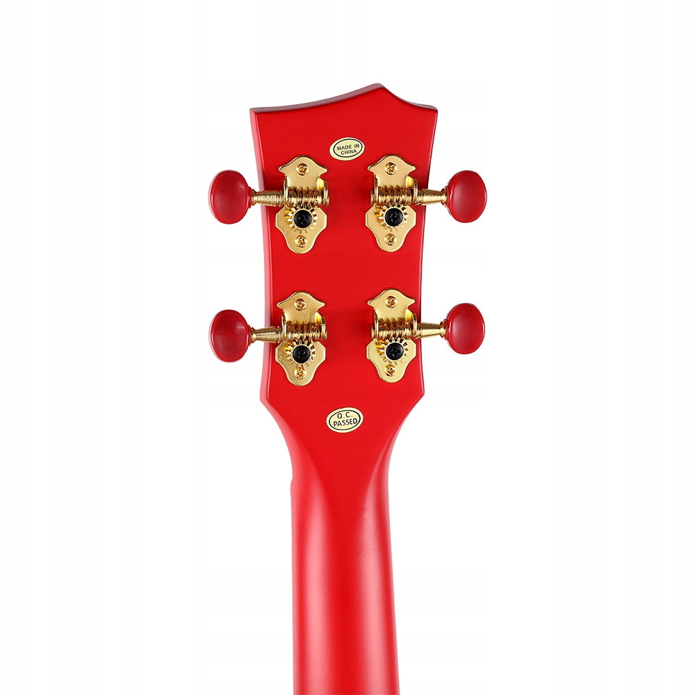 Ukulele Koncertowe Włókno Węglowe ENYA NOVA U Red ZESTAW