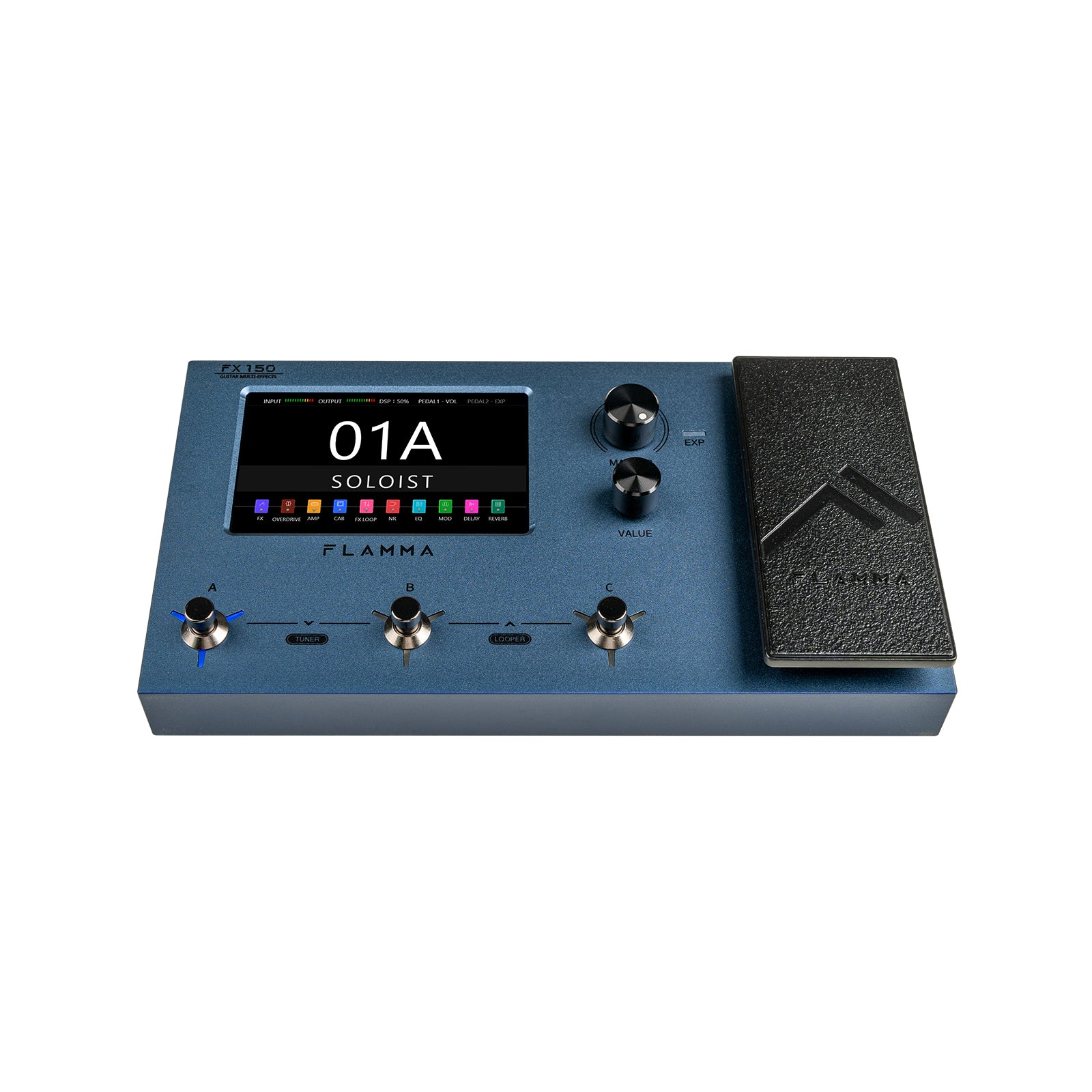 FLAMMA FX150 Blue - multiefekt gitarowy