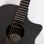 ENYA EGA-X0 Black gitara akustyczna HPL zestaw