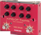 SONICAKE King of Twins QDS-08 – dwukanałowy overdrive z trybami OD / Boost / Distortion