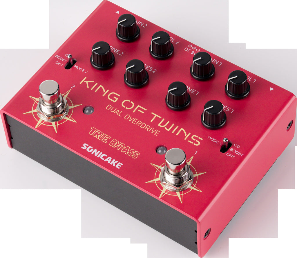 SONICAKE King of Twins QDS-08 – dwukanałowy overdrive z trybami OD / Boost / Distortion