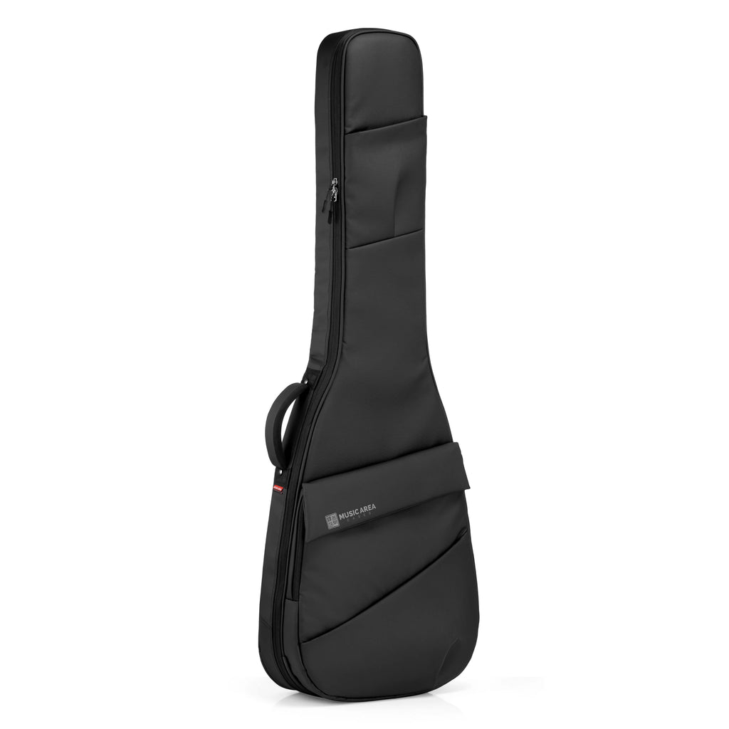 Music Area F-EB-BLK premium pokrowiec na gitarę basową z ochroną 25 mm