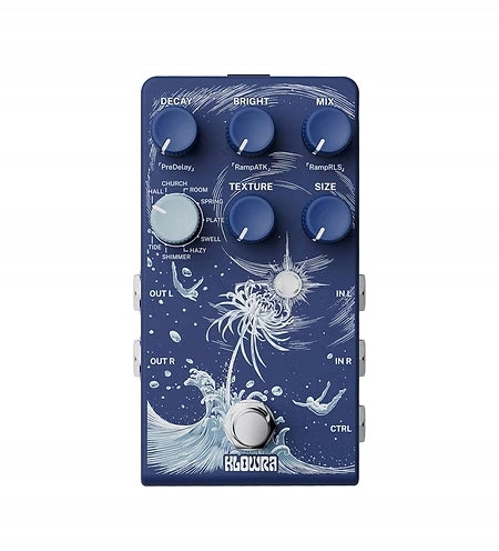 Klowra Limbo Stereofoniczny efekt gitarowy Reverb z 9 algorytmami