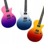 ENYA NOVA GO SONIC - Purple gitara elektryczna karbon inteligentna zestaw