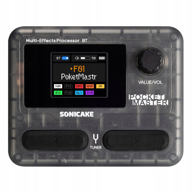 SONICAKE Pocket Master QME-10 TBK multiefekt procesor efekt gitarowy modeler