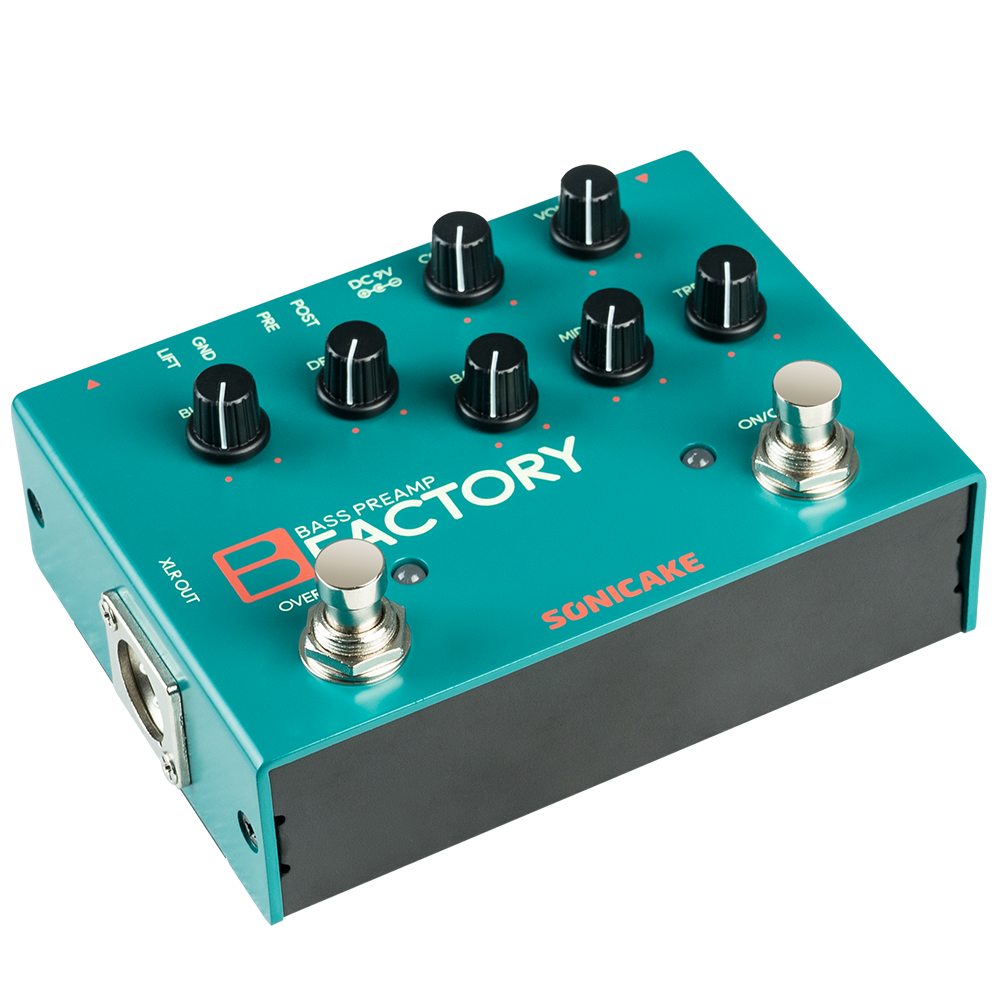 SONICAKE B Factory QDS-05 – basowy preamp / DI z kompresją, overdrive i korekcją 3-band EQ