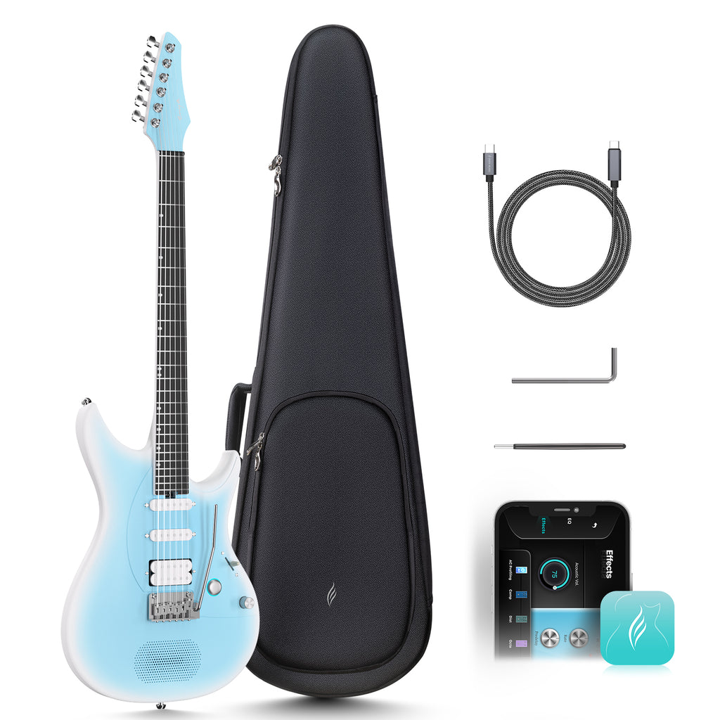 ENYA Inspire Blue - inteligentna gitara elektryczna