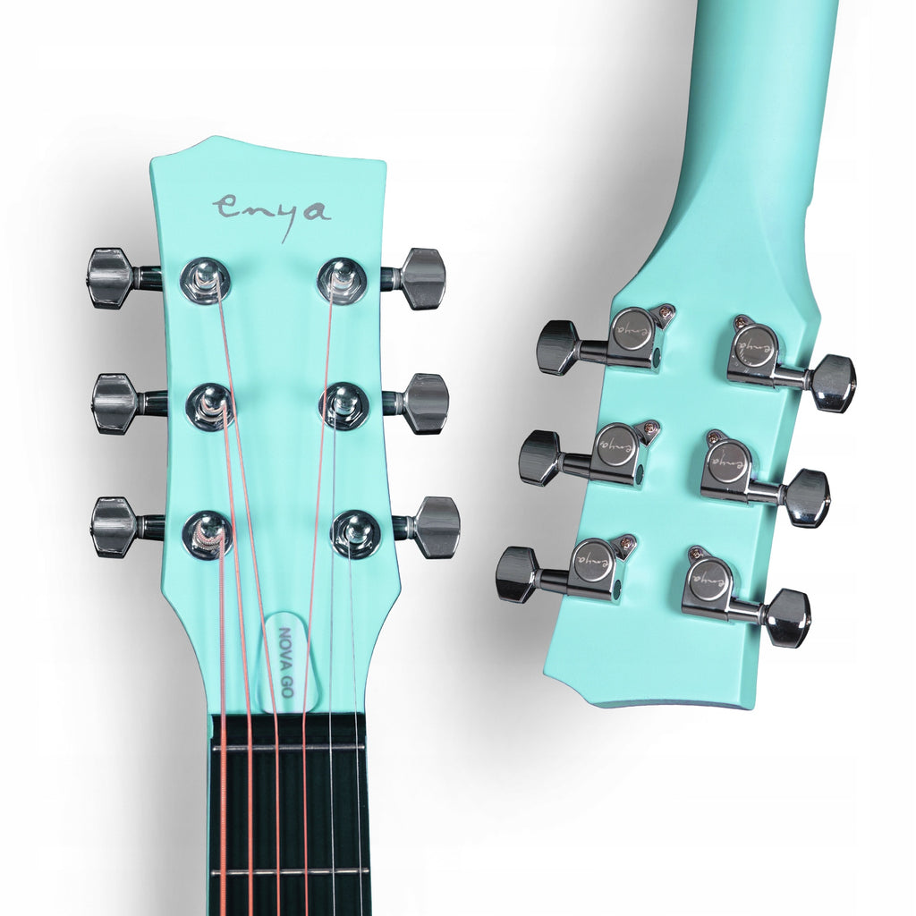 Gitara Elektroakustyczna Karbon Podróżna z efektami ENYA NOVA GO/SP1 Blue