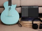 Gitara Elektroakustyczna Karbon Podróżna z efektami ENYA NOVA GO/SP1 Blue