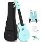 ENYA NOVA U MINI - Blue Ukulele sopranowe włókno węglowe zestaw