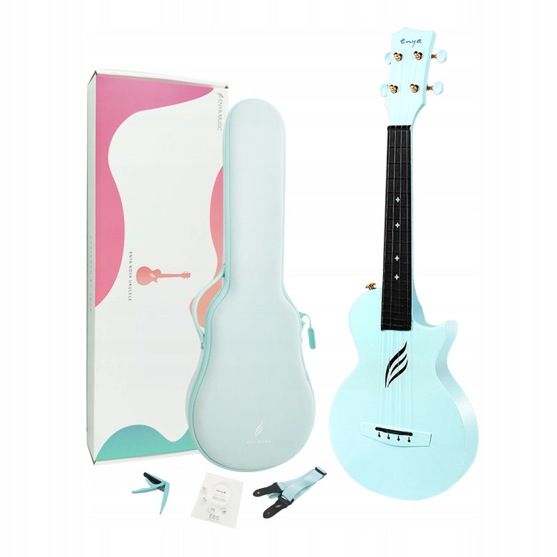 ENYA NOVA U - Blue Ukulele koncertowe włókno węglowe zestaw