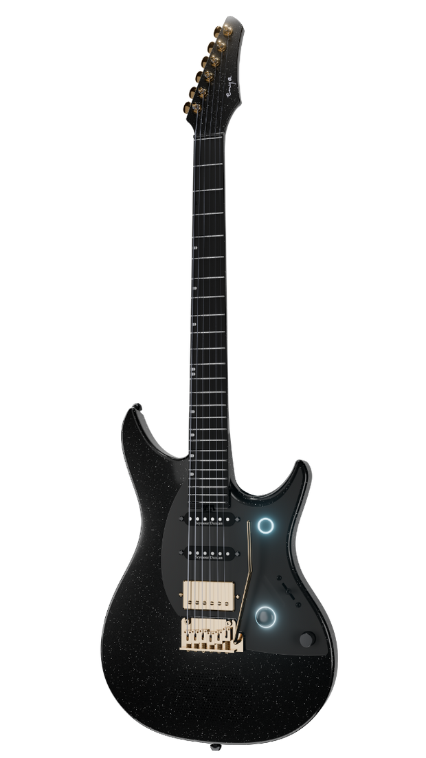 ENYA Inspire Pro SD – Black  gitara elektryczna karbon smart z efektami