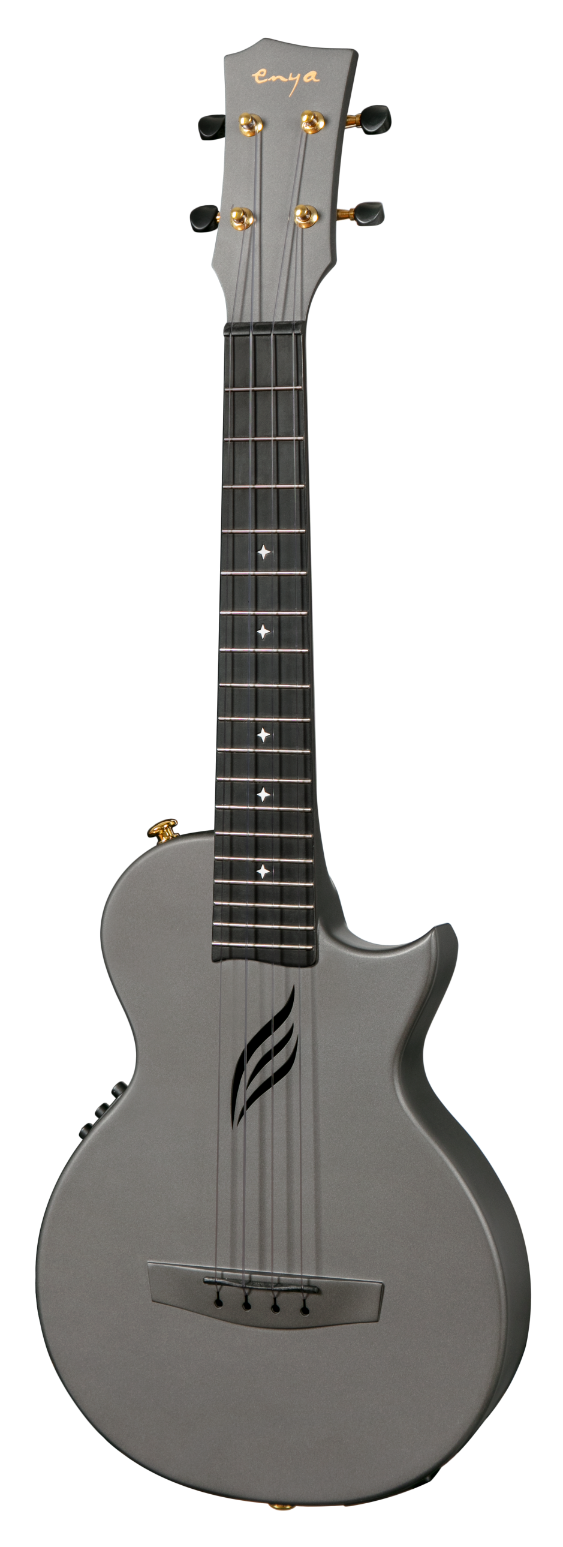 ENYA NOVA UE Pro Black – elektroakustyczne ukulele tenorowe z włókna węglowego i systemem AcousticPlus