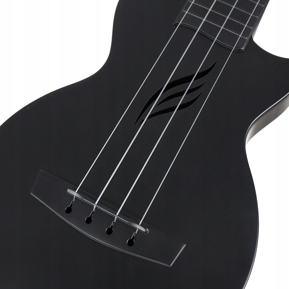 ENYA NOVA U MINI - Black Ukulele sopranowe włókno węglowe zestaw