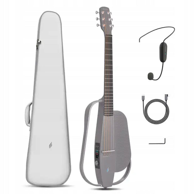 ENYA NEXG SE Grey gitara elektroakustyczna karbon z efektami i głośnikiem