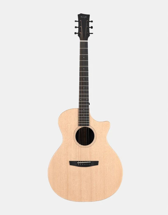 ENYA EGA-X1 PRO MAX Natural gitara akustyczna HPL z litym topem zestaw