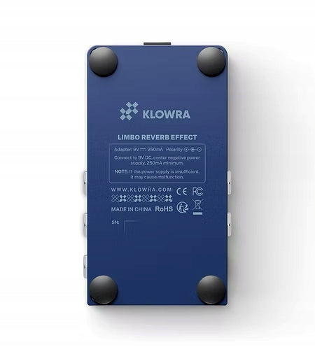Klowra Limbo Stereofoniczny efekt gitarowy Reverb z 9 algorytmami