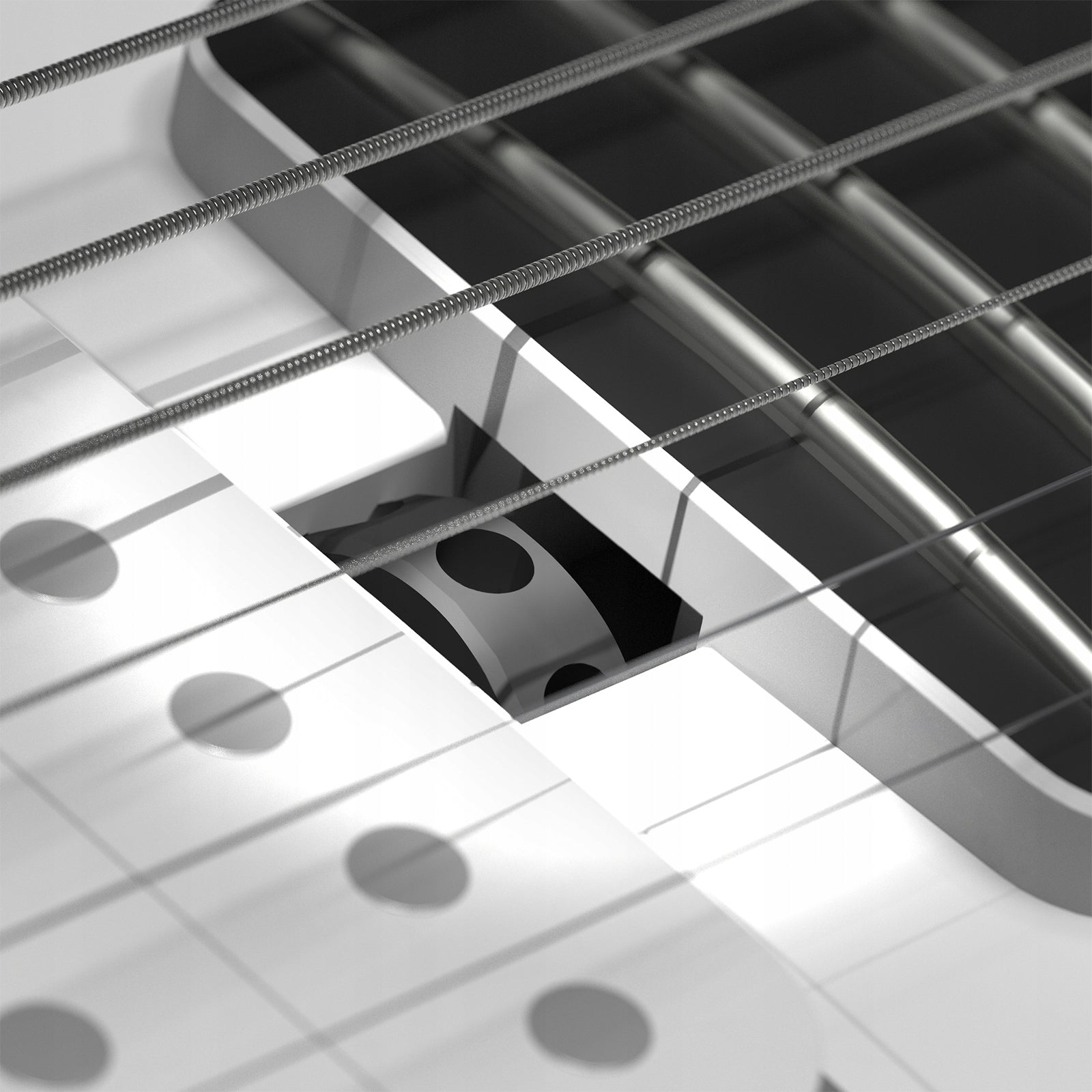 ENYA NOVA GO SONIC - White gitara elektryczna karbon inteligentna zestaw