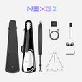 ENYA NEXG2 Delux White - smart gitara travel z looperem, ekranem dotykowym i systemem ES3