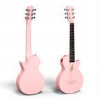 ENYA NOVA GO MINI Pink gitara akustyczna włókno węglowe podróżna zestaw
