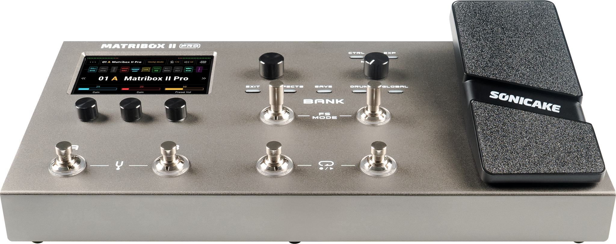 SONICAKE Matribox II Pro QME-200 multiefekt gitarowy/basowy, IR/ looper