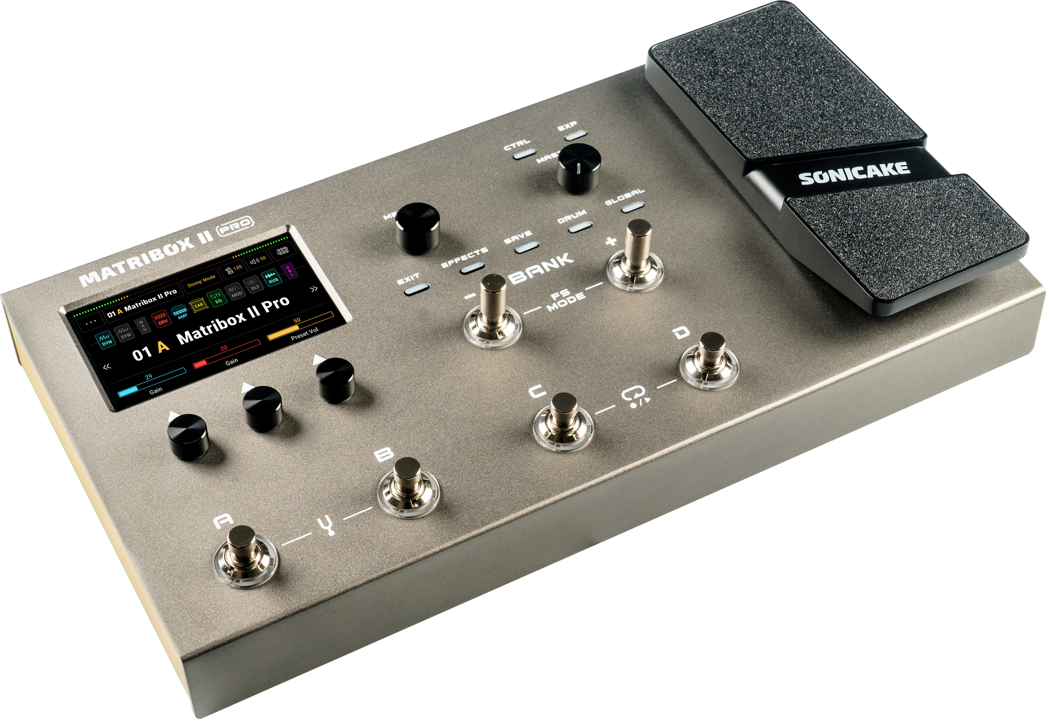 SONICAKE Matribox II Pro QME-200 multiefekt gitarowy/basowy, IR/ looper