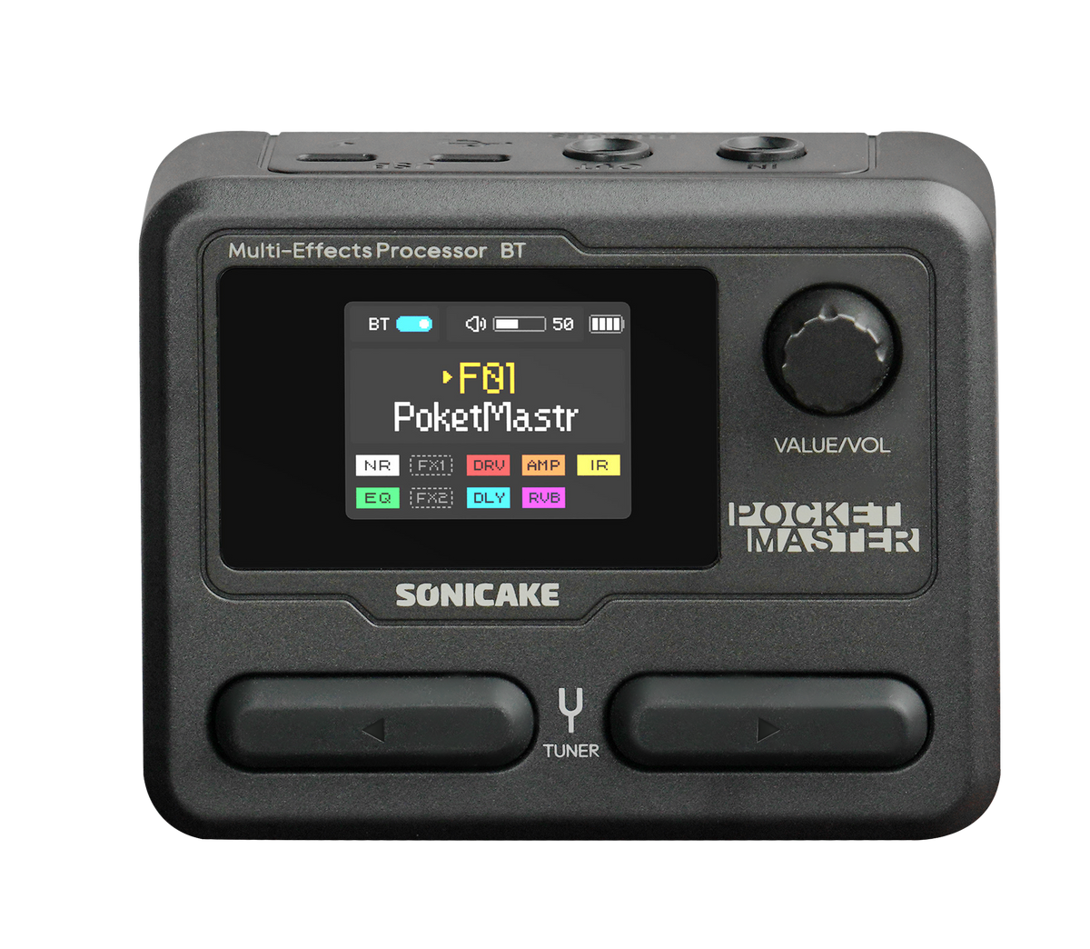SONICAKE Pocket Master QME-10BK multiefekt procesor efekt gitarowy basowy modeler