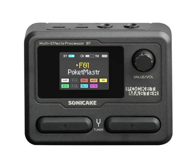 SONICAKE Pocket Master QME-10BK multiefekt procesor efekt gitarowy basowy modeler