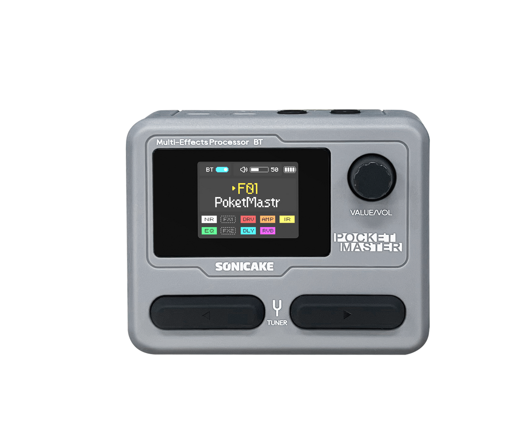 SONICAKE Pocket Master QME-10GY multiefekt procesor efekt gitarowy basowy