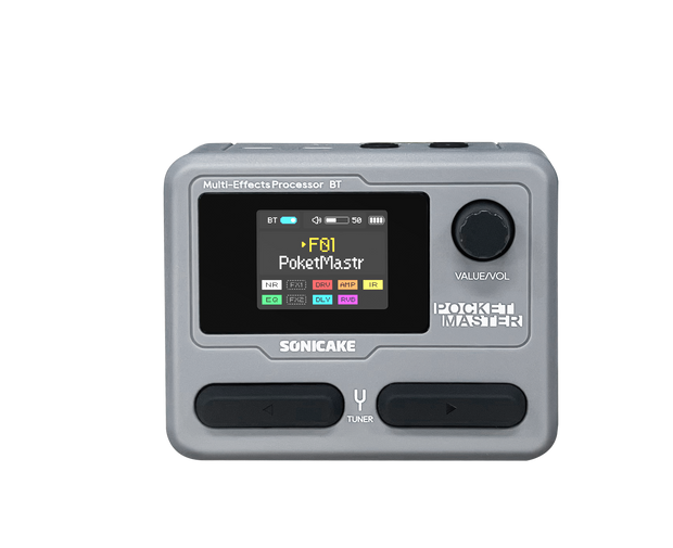 SONICAKE Pocket Master QME-10GY multiefekt procesor efekt gitarowy basowy