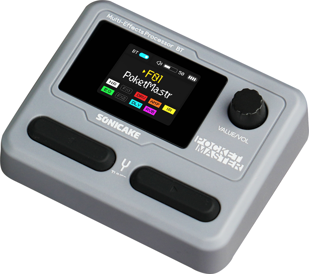 SONICAKE Pocket Master QME-10GY multiefekt procesor efekt gitarowy basowy