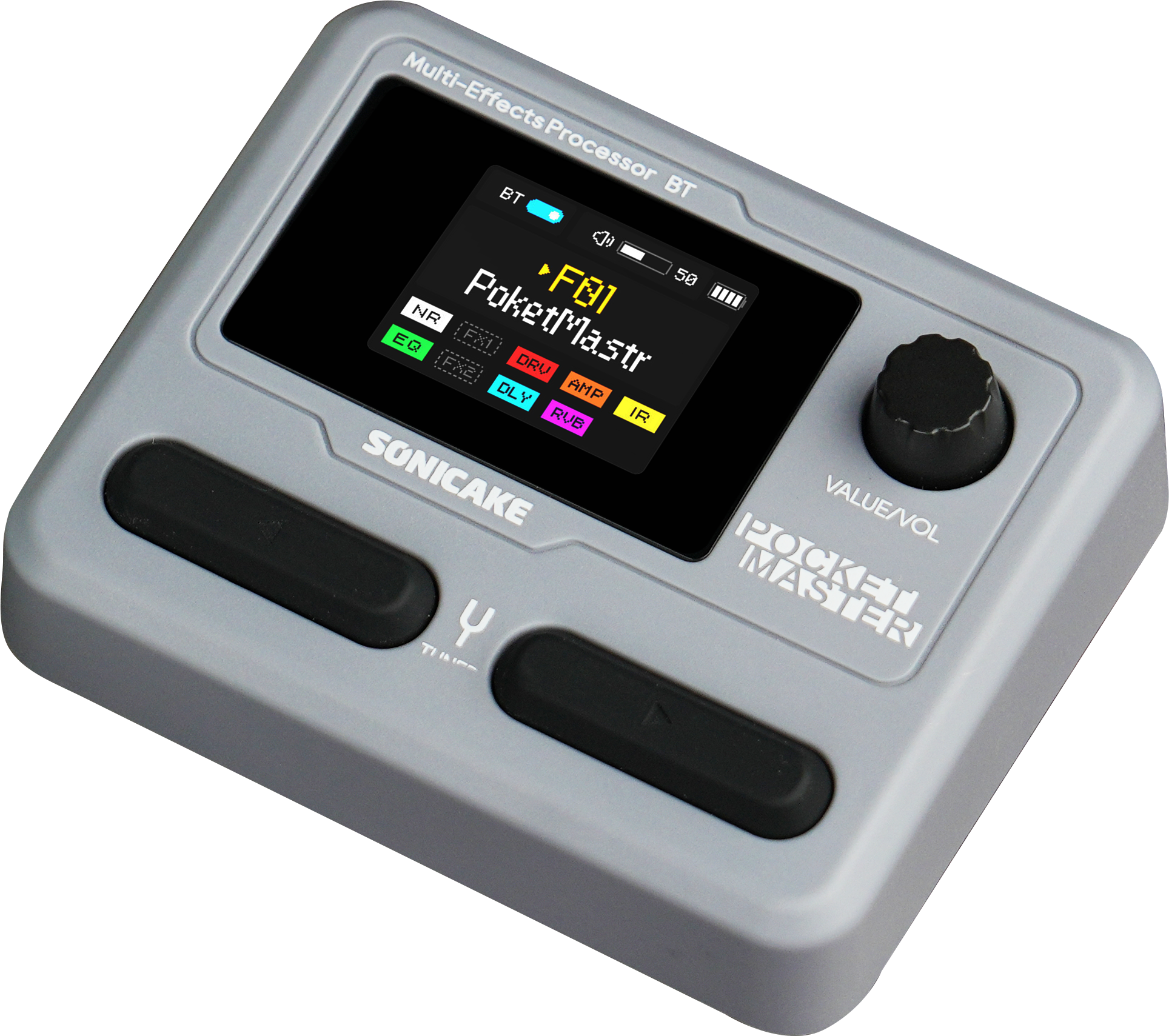 SONICAKE Pocket Master QME-10GY multiefekt procesor efekt gitarowy basowy