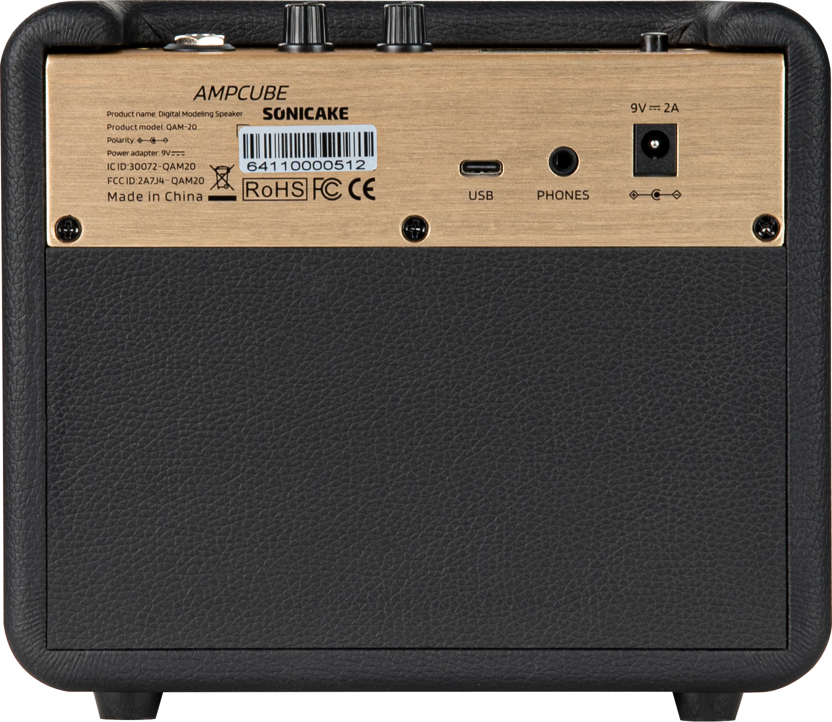 SONICAKE Ampcube QAM-20 wzmacniacz gitarowy 10W Bluetooth efekty