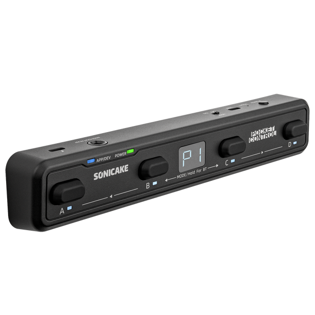 SONICAKE Pocket Control Sterownik MIDI Bezprzewodwy i Przewodowy Czarny