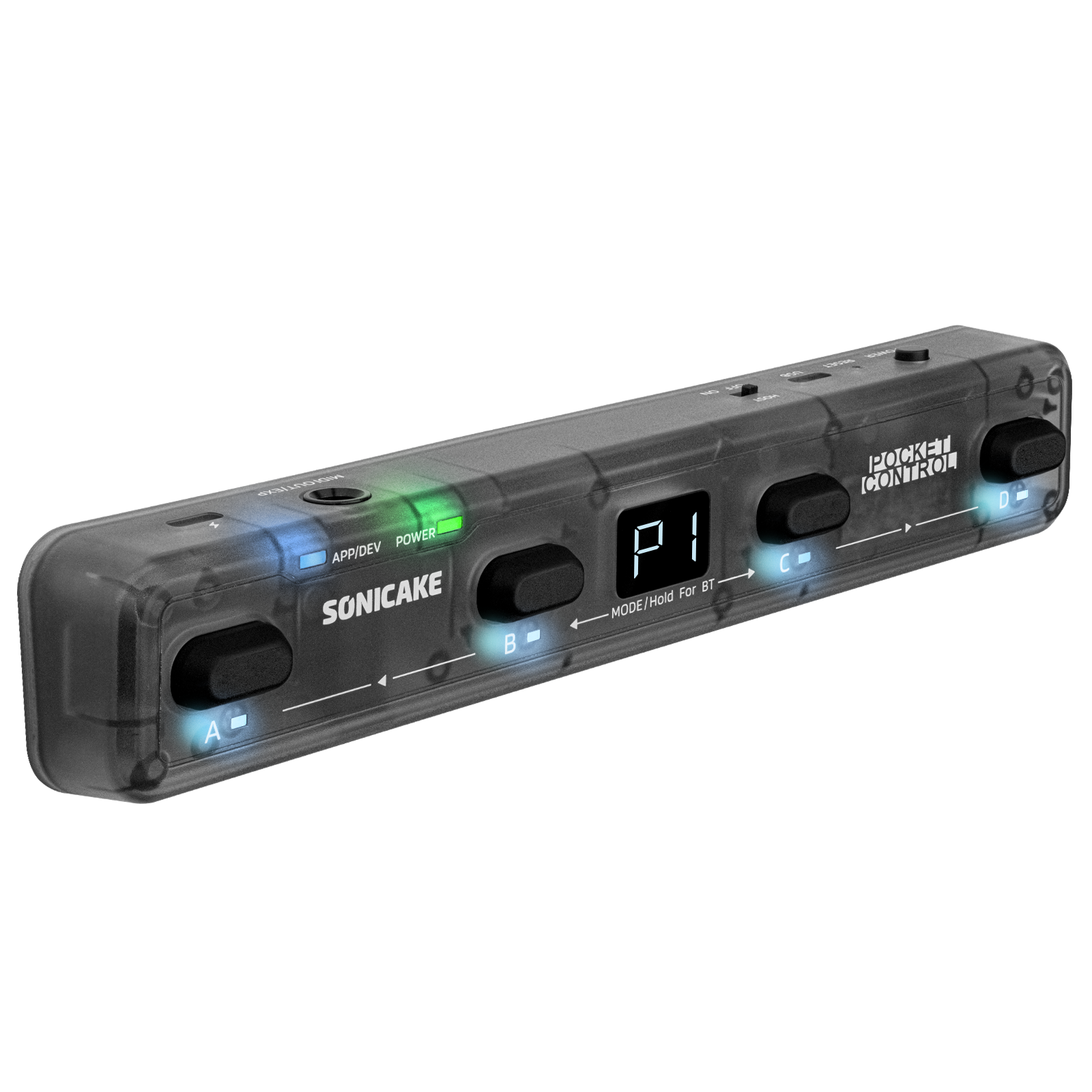 SONICAKE Pocket Control Sterownik MIDI Bezprzewodwy i Przewodowy Czarny