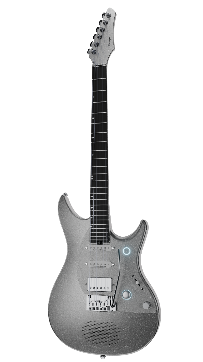 ENYA Inspire Pro SD – Silver  gitara elektryczna karbon smart z efektami