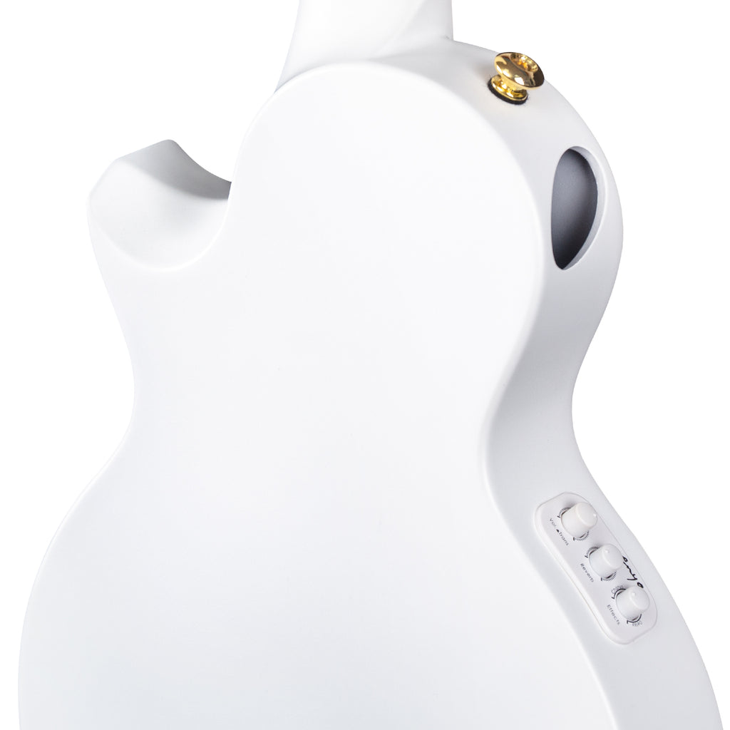 ENYA NOVA UE PRO White - elektroakustyczne ukulele tenorowe z włókna węglowego i systemem AcousticPlus