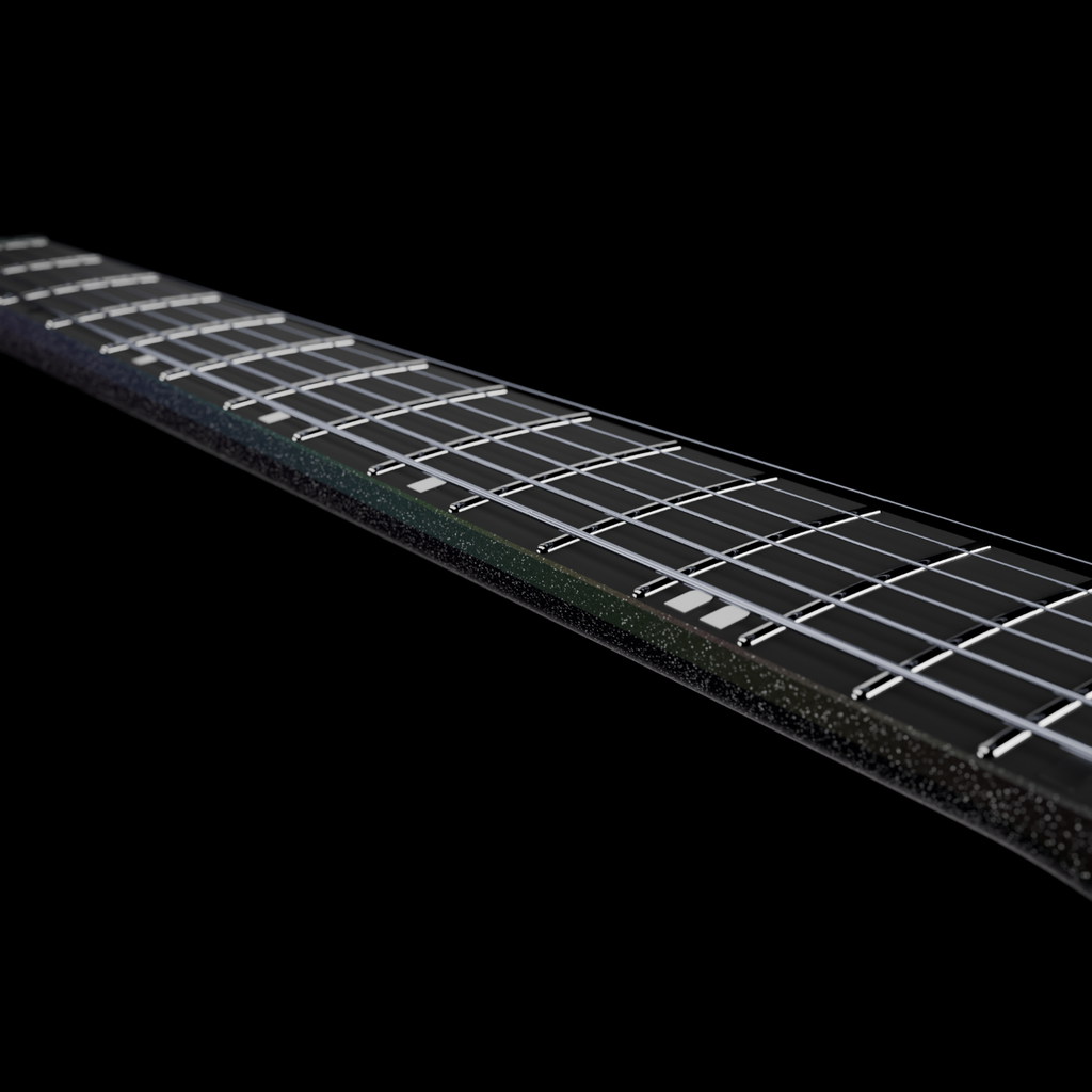 ENYA Inspire Pro AL – Black  gitara elektryczna karbon smart z efektami