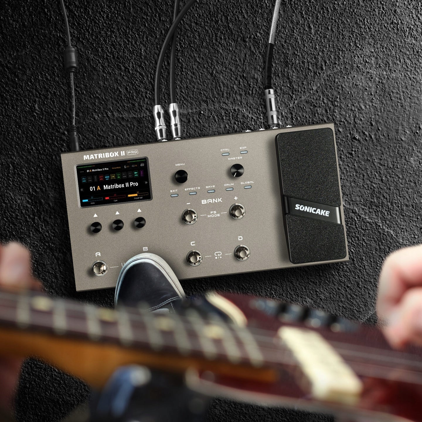 SONICAKE Matribox II Pro QME-200 multiefekt gitarowy/basowy, IR/ looper