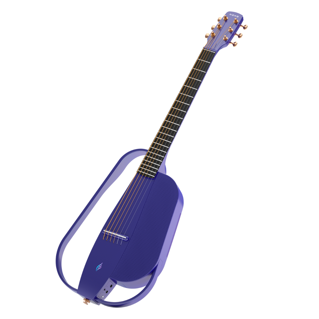 ENYA NEXG2 Delux Purple - smart gitara travel z looperem, ekranem dotykowym i systemem ES3