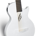 ENYA NOVA GO White gitara akustyczna włókno węglowe podróżna zestaw