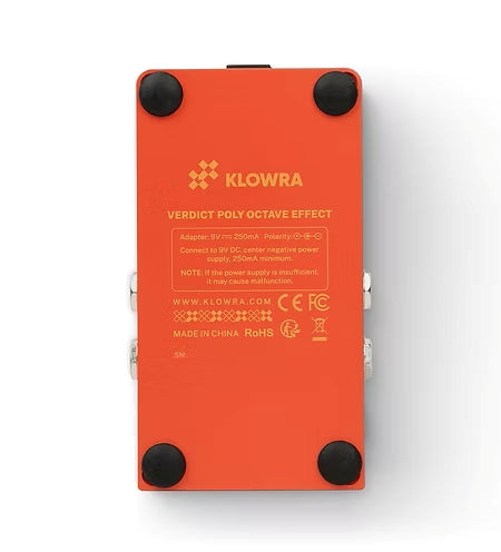 Klowra Verdict Poly Octaver - polifoniczny oktawer z Freeze/Ramp