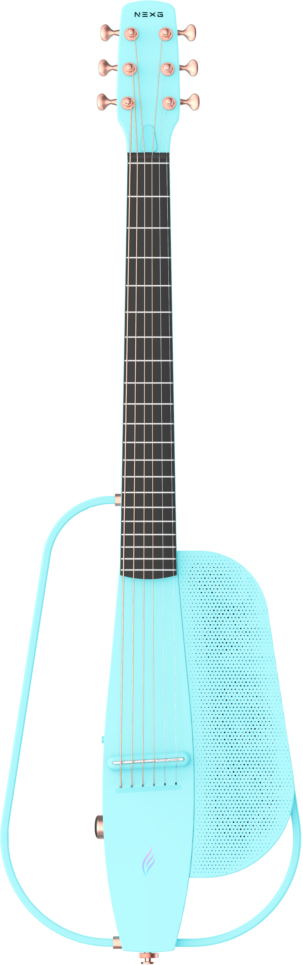 ENYA NEXG 2 Deluxe Blue – smart gitara travel z looperem, ekranem dotykowym i systemem ES3